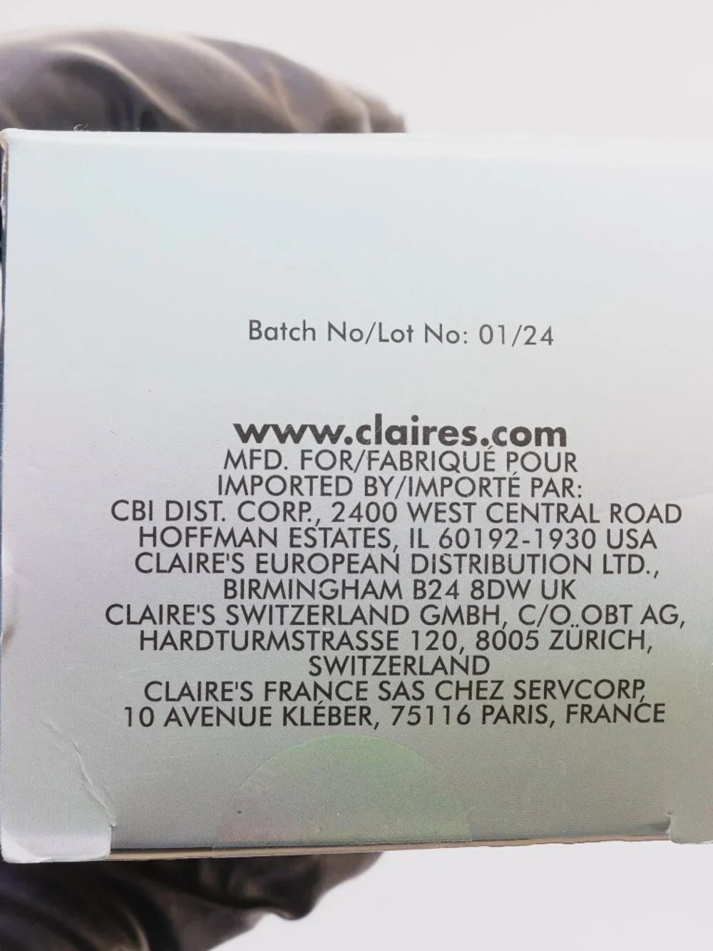 Claire’s fun eye